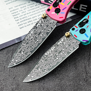 มีดพับ BM Bugout 535 สำหรับกิจกรรมกลางแจ้ง ตั้งแคมป์ พกพา ใช้ในชีวิตประจำวัน ทำจากเหล็กดามัสกัส เหมาะสำหรับการล่าสัตว์ พกพาสะดวก ใช้ในอุตสาหกรรม มีดพกพาสำหรับใช้ในชีวิตประจำวัน OEM - Product Image 3