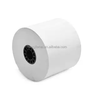 Taille personnalisée caisse enregistreuse papier thermique fabrication 55gsm papier thermique rouleau Jumbo