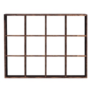Solid Wood Tea Cake Rack Wall Mounted Rectangle Asian Style Durable Storage Display For Pu'er Tea And <b>Teacups</b> - Product Image 3