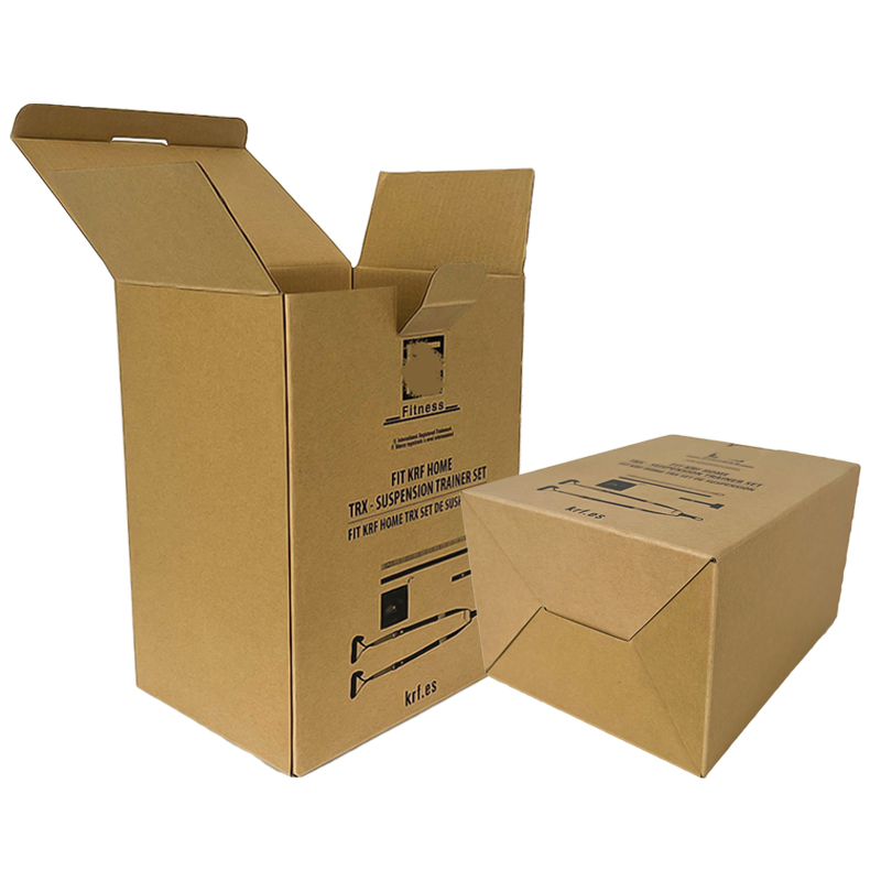 New Design Corrugated Tuck Top Cardboard Box Packaging Small Product Kraft Paper Box for Business Shipping