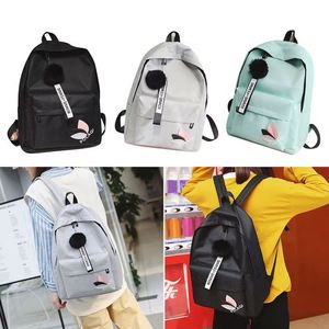 Sac à dos grande capacité pour femme, imprimé feuilles, en polyester durable, avec fermeture éclair, simple, pour étudiant, sac d'école, sac à bandoulière portable - Product Image 2