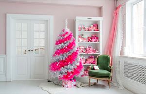 Arbre <span class=keywords><strong>de</strong></span> Noël <span class=keywords><strong>artificiel</strong></span> <span class=keywords><strong>de</strong></span> 4 pieds <span class=keywords><strong>de</strong></span> couleur rose et argentée pour les décorations d'intérieur <span class=keywords><strong>de</strong></span> maison et <span class=keywords><strong>de</strong></span> fête Thème festif d'Halloween - Product Image 4