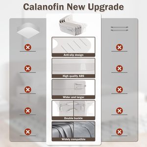 Attaches de draps avec sangles de maintien ajustables pour maintenir les draps en place, ferme et resserrés, attaches d'angle robustes pour draps, compatibles avec tous les matelas - Product Image 3
