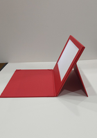 Carpeta de Archivo Personalizada de Cuero PU Brillante para Certificados, Porta Diplomas A4 con LED