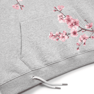 <span class=keywords><strong>Felpa</strong></span> Oversize Personalizzata con <span class=keywords><strong>Stampa</strong></span> Grafica Sakura, Stile <span class=keywords><strong>Giapponese</strong></span> in Cotone Pesante, Pullover con Cappuccio all'Ingrosso - Product Image 3