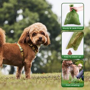 Bolsas portátiles para caca de perro, bolsa de basura biodegradable respetuosa con el medio ambiente para productos de limpieza de mascotas - Product Image 3