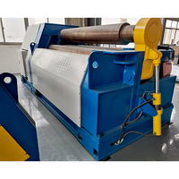 Plieuse de tôles en fer CNC SRM WF1625, machine à rouler les tôles métalliques, plieuse de plaques d'acier à 4 rouleaux