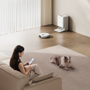 Robot aspirateur XM H50 Pro 15000Pa, aspiration puissante, station double robotisée tout-en-un, navigation LDS, contrôle par application, balayage et lavage - Product Image 3