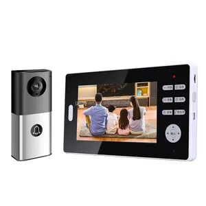 Smart Home Security Systeem Draadloze Smart Remote Unlock Video Deurbel Camera Home Deurbel Functie Video Intercom