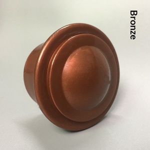 Grand embout de rideau décoratif pour tringle à rideaux de 32 mm, design moderne et simple, plusieurs couleurs au choix - Product Image 5