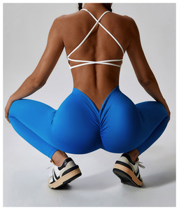 Peach Buttock Fitness Gym Pants High-waisted Sports Tights Seamless Butt Lift Yoga <strong>Leggings</strong> - Product Image 3
