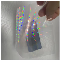 Film de diffraction de 133.33cm pouces Coeur/Lentille de sourire cinq étoiles en plastique durable