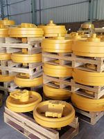 Pièces de rechange pour engins de terrassement : Galet de roulement avant pour bulldozer D65 D6H D50 D31, remplaçable, 50Mn/40Mn2 HRC52-58