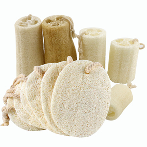 Spugna di luffa di pino fantasia organica naturale al 100% per pelli esfolianti senza Yuck - Product Image 1