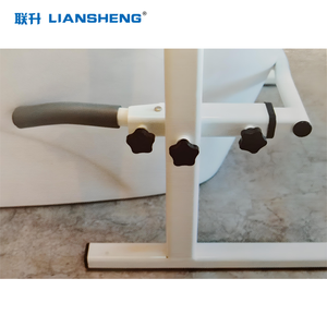 Cadre de sécurité <span class=keywords><strong>pour</strong></span> toilettes, <span class=keywords><strong>stabilisation</strong></span>, main courante de salle de bain, <span class=keywords><strong>barre</strong></span> d'appui, poignées, rampes, hauteur et largeur réglables <span class=keywords><strong>pour</strong></span> personnes âgées - Product Image 3