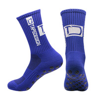 Chaussettes de football antidérapantes de haute qualité, personnalisées pour enfants et adultes, chaussettes athlétiques épaisses en tissu éponge, chaussettes de compression pour le football