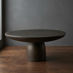 Mesa de Centro Redonda de Madera Minimalista Hecha a Mano, Muebles Modernos para Sala de Estar, Ordene Hoy - Product Image 2