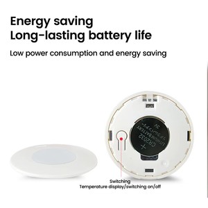 LCD dijital termometre higrometre buzdolabı dondurucu sıcaklık nem sensörü Tester ölçer santigrat Fahrenheit dönüşüm - Product Image 3