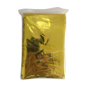 Manta Térmica de Emergencia Prie Lifesaving 2100x1600mm Dorada Plateada para Supervivencia al Aire Libre, Rescate, Aislamiento Térmico, Multiusos - Product Image 2