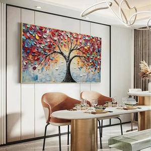 Peinture abstraite de plage lumineuse, art mural, décoration intérieure, œuvre d'art texturée faite à la main pour le salon, la chambre à coucher, le bureau, arts décoratifs - Product Image 4