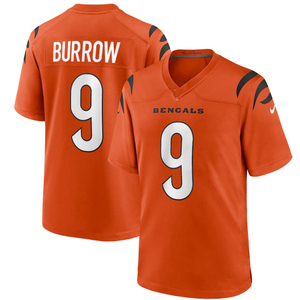 Ricamo Personalizzato all'Ingrosso Cincinnati <span class=keywords><strong>Bengals</strong></span> # 1 # 9 # Maglia da Calcio 97 in Poliestere a Rete Unisex per Adulti Manica Corta 2026 Cross-border - Product Image 1