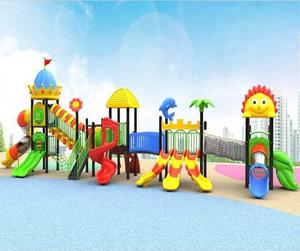 Chine Offre Spéciale château d'attractions toboggan équipement de terrain de jeu extérieur ensembles de jeu de parc de divertissement pour enfants - Product Image 2