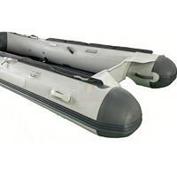 Bote Inflable Rígido de Hypalon, Bote Inflable de PVC y Fibra de Vidrio, Yate Deportivo Inflable, Bote de Pesca Inflable para Pesca, Botes de Remo