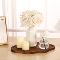 Plateau décoratif en bois en forme de nuage personnalisé, plateau de service en bois pour bougies et parfums, plateau à bijoux en bois, plat à bibelots pour la décoration de table basse