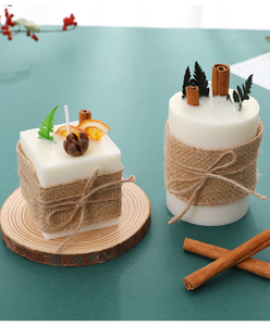Candele Profumate Artigianali al 100% con Fiori Secchi <span class=keywords><strong>e</strong></span> Frutta, Etichetta Privata di Lusso, Decorazione Natalizia per la Casa - Product Image 4