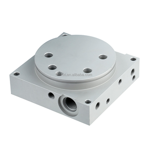 Bloc d'alimentation hydraulique en aluminium moulé Empileur électrique Benne basculante pour remorque Changeur de pneus Collecteur central Pompage Raccords pour camions - Product Image 5