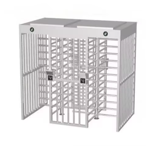 Automatico pieno di altezza doppio canale del tornello del cancello di accesso del sistema di controllo della fabbrica prezzo del pavimento per uso della stazione ferroviaria - Product Image 1