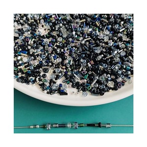 Cuentas de Vidrio de Alta Calidad Personalizadas, Hechas a Mano, de Cristal Suelto en Colores Mixtos - Azul, Rosa, Transparente, Morado, para Fines Decorativos - Product Image 2