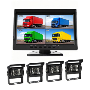 10.1 \ "FHD 1080P RV Xe Tải Trailer Sao Lưu Máy Ảnh Màn Hình DVR Hệ Thống Phía Sau Phía Trước Xếp Xem 4 Chia Ghi Xe Đảo Ngược 1 Năm - Product Image 6
