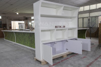 Comptoir de bar en bois, style amusant, pour snacks, cuisine à domicile, design moderne, professionnel, personnalisé