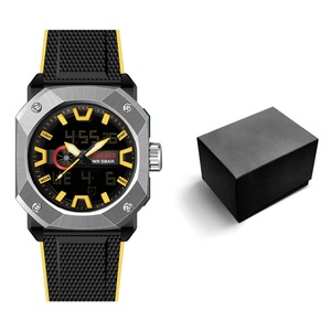 นาฬิกาข้อมือแฟชั่นยอดนิยม รุ่น G Sports กันกระแทก กันน้ำ เรืองแสง ตั้งปลุก ราคาถูก สีดำ สำหรับผู้ชาย - Product Image 5