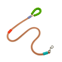 Correa Ajustable para Perros con Collar de Moda, Duradera, de Poliéster y PU, Acolchada, con Puntos Reflectantes, Ancha y Transpirable