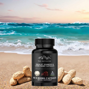 Venta caliente adulto 60 cápsulas Shilajit algas setas crecimiento del cabello suplementos de hierbas envío gratis - Product Image 1