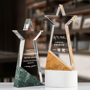 Ligue de personnalisation en gros d'usine, Trophée Trophée de marbre Bases Crystal Award/ - Product Image 6