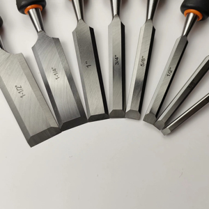 Wholesale Price Handmade Woodworking Steel Carving <strong>Chisel</strong> <strong>Set</strong> Professional <strong>Wood</strong> Flat <strong>Chisel</strong> With Plastic <strong>Handle</strong> - Product Image 3