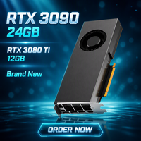 Server GPU Workstation AI OEM Geforce RTX 3080Ti 3080 Kartu Video 12GB RTX 3090 24GB DDR6X Turbo Kartu Grafis GPU