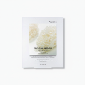 ALLIONE Masque en tissu pour le visage aux trois champignons, format voyage, aux herbes vintage, 5 unités - Fabriqué en Corée K-Beauty - Product Image 2