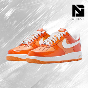 Zapatillas Nike Air Force 1 '07 Lv8 'Safety Orange Patent' Casuales con Cordones para Todas las Temporadas, Estilo Deportivo para Caminar - Product Image 2