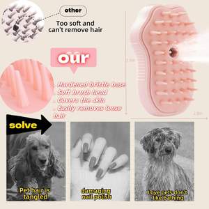 Tek tıklama sprey temizleme epilasyon buhar anti-uçan saç elektrikli Pet sprey tarak - Product Image 3