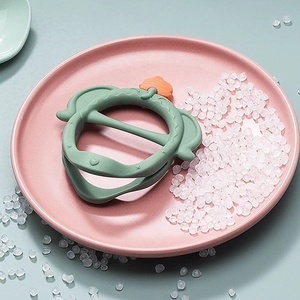 Mordedor de bebé de silicona de grado alimenticio sin BPA al por mayor juguete sensorial para bebé nunca se le cae dentición Gelang Mainan mordedor Bayi Silikon - Product Image 3
