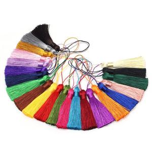 Muestra Gratis, <span class=keywords><strong>Borlas</strong></span> <span class=keywords><strong>de</strong></span> Seda Grandes <span class=keywords><strong>de</strong></span> 8cm en Muchos Colores para Joyería, Borla <span class=keywords><strong>de</strong></span> Flecos 100% Rayón, Decoración <span class=keywords><strong>de</strong></span> Seda - Product Image 1