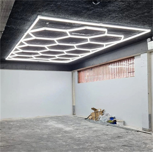 <span class=keywords><strong>Prix</strong></span> d'usine de l'automobile LED de garage 14 lumières hexagonales Lampe de barbier pour lumière décorative de garage - Product Image 2
