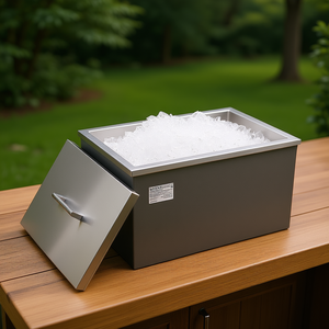 Frigorifero Portatile in Acciaio Inox da Incasso 31.7 Qt 20x14x12 per Esterni - Product Image 2