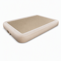 Matelas Gonflable Double avec Pompe à Batterie Intégrée, Tissu Drop-stitch, Portable pour la Maison, le Camping, l'Hôtel, Vente en Gros
