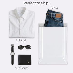 ซองพลาสติกกันน้ำสำหรับส่งพัสดุ  พร้อมกาวเหนียวแน่น สำหรับอีคอมเมิร์ซและงานขนส่ง - Product Image 2