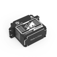 Flashhobby Servo Digital Programable BLS de 37KG con Alto Torque, 0.07s, Carcasa CNC Completa, IP67 Impermeable, Engranajes Metálicos para Coche RC y Robot